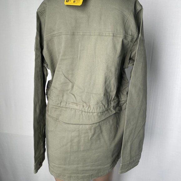 Carhartt Women's Relaxed Fit Canvas Jacket Dusty Olive Size M - Picture 7 of 9